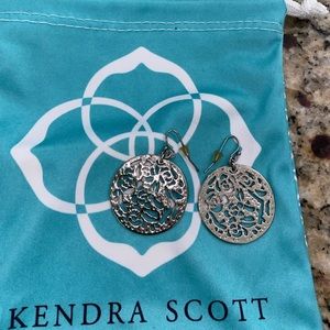 Silver detailed earrings